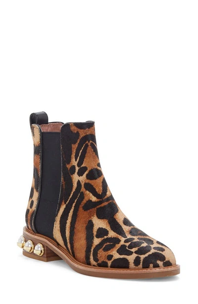 Louise Et Cie Valtina Chelsea Boot In Zeopard Calf Hair ModeSens
