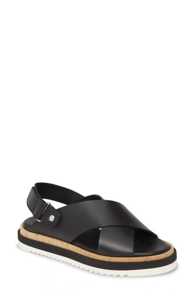 Shop Agl Attilio Giusti Leombruni Sport Sandal In Black Leather