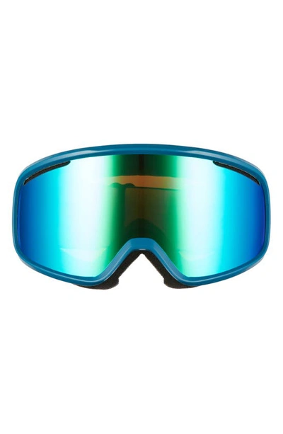 Shop Smith Vogue 185mm Snow Goggles In Meridian/ Green Sol-x Mirror