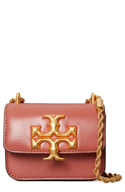 Tory Burch Mini Eleanor Leather Crossbody Bag In Toasted Pecan | ModeSens