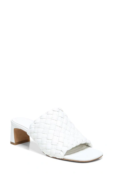 Shop Vince Penley Woven Slide Sandal In Off White