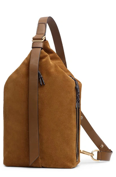 Shop Rag & Bone Hayden Sling Bag In Hazel Suede