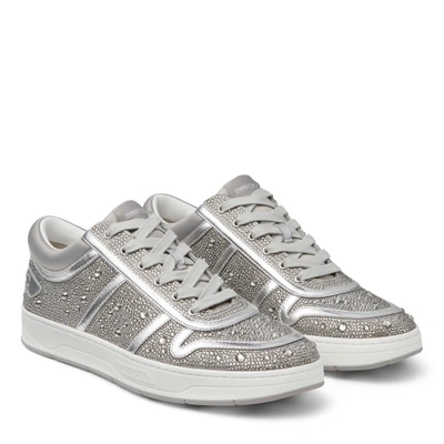 Shop Jimmy Choo Hawaii/m In X Silver/crystal