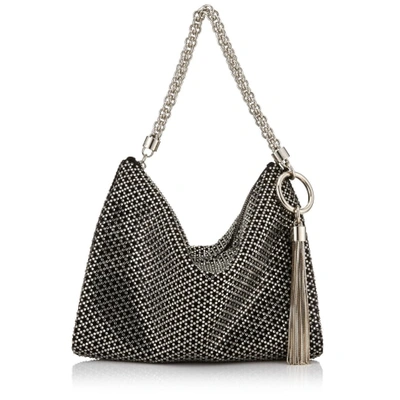 Jimmy Choo Suede Callie Clutch Bag In Black