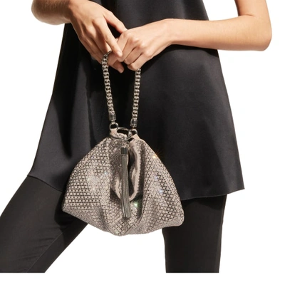 Jimmy Choo Medium Callie Clutch Bag In Ballet Pink