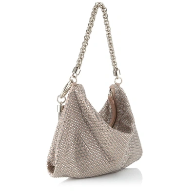 Jimmy Choo Medium Callie Clutch Bag In Ballet Pink