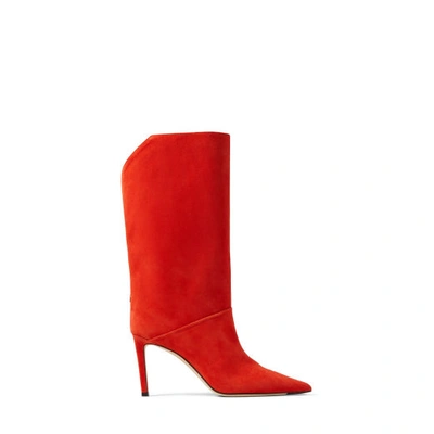 Jimmy choo suede knee high boots deals