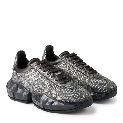 Jimmy Choo Diamond crystal-embellished sneakers