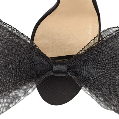 Jimmy Choo Aveline Asymmetric Satin Sandals In Black