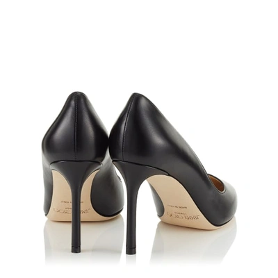 Jimmy Choo Black Leather Pumps In Black