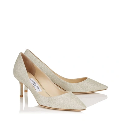 Shop Jimmy Choo Romy 60 In Platinum Ice