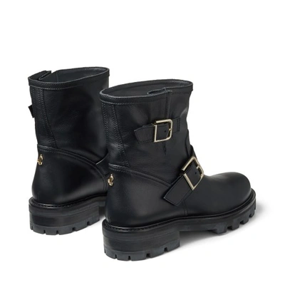 Jimmy Choo Immy Choo Youth Ii Biker Boots In Black