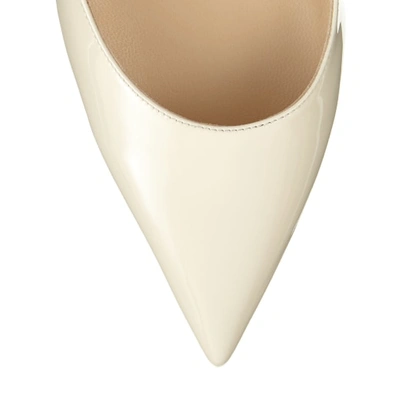 Shop Jimmy Choo Bing Flat In Linen