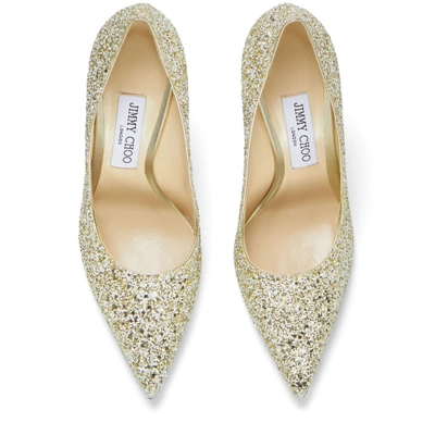 Shop Jimmy Choo Love 100 In Moon Sand