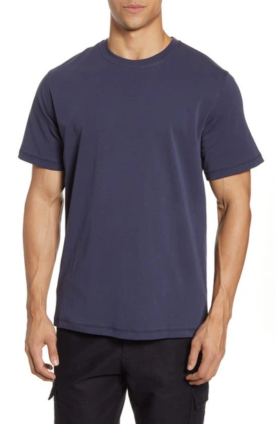 Shop Acyclic Slim Fit T-shirt In Navy
