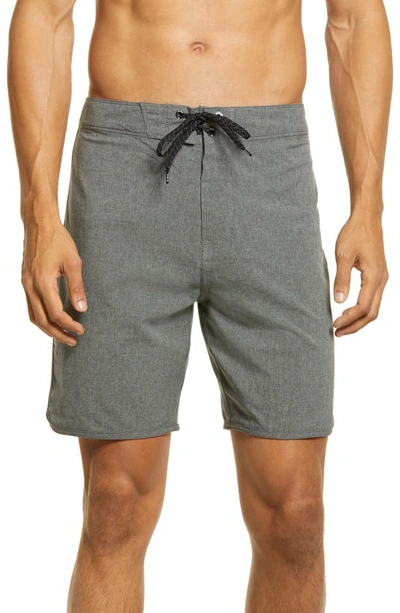 Shop Hurley Phantom One And Only Board Shorts In Black Heather