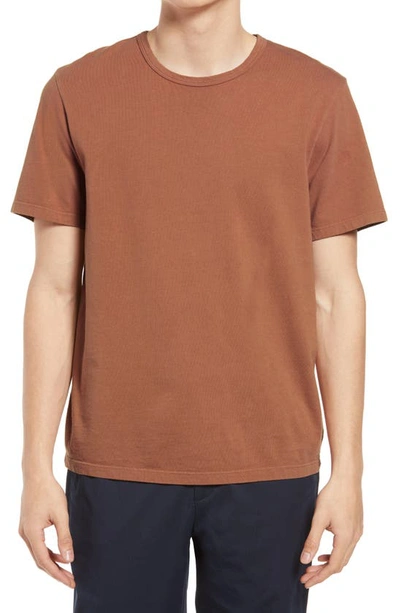 Shop Vince Solid T-shirt In 649-washed Newberry