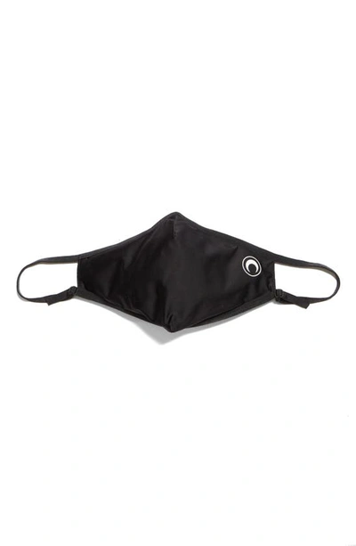 Shop Marine Serre Moon Print Adult Face Mask In Black