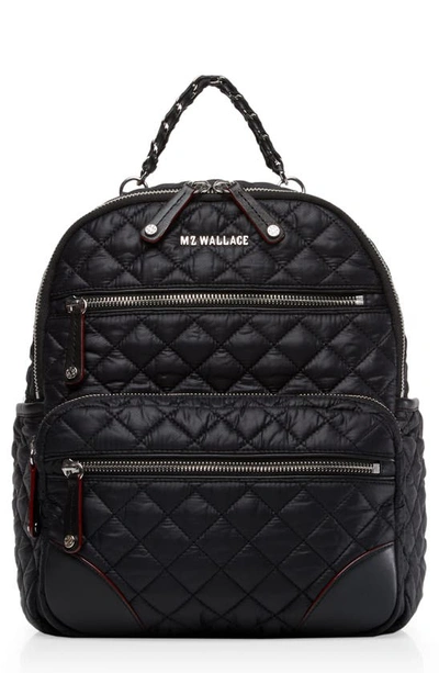 Shop Mz Wallace Small Crosby Backpack In Black