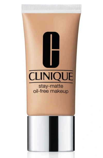 Shop Clinique Stay-matte Oil-free Makeup Foundation, 1 oz In 14 Vanilla