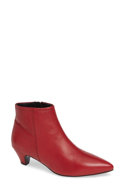 Shop Seychelles Biome Bootie In Red Leather
