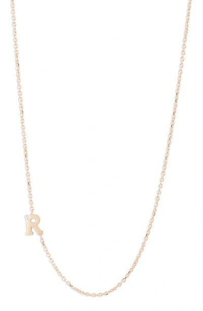 Anzie Diamond Initial Necklace In R