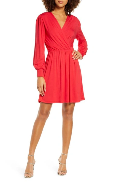 Shop Fraiche By J Fit & Flare Dress In Red