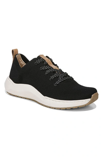 Shop Dr. Scholl's Herzog Recycled Knit Sneaker In Black/ Black Fabric
