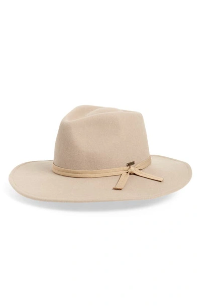 Shop Brixton Joanna Packable Hat In Tan