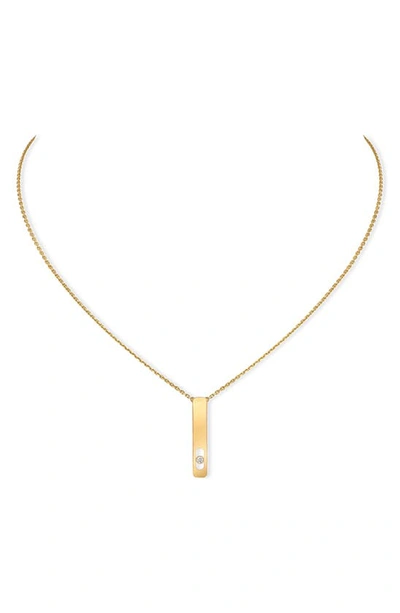 Shop Messika My First Diamond Necklace In Yellow Gold