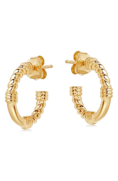 Shop Missoma Mini Hoop Earrings In Gold