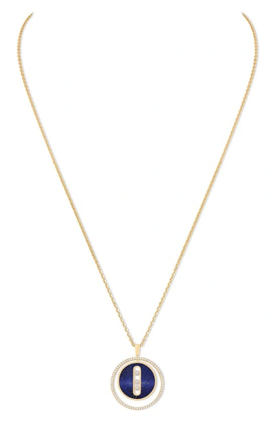 Shop Messika Lucky Move Diamond Pendant Necklace In Yellow Gold