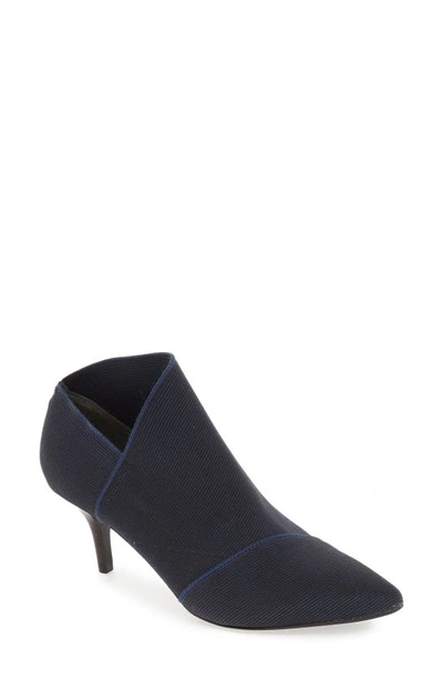 Shop Adrianna Papell 'hermes' Pointy Toe Bootie In Navy Fabric