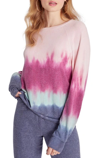 Shop Wildfox Raglan Sweatshirt In Dip Dye