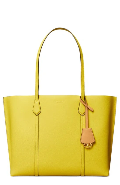 Tory Burch Perry Leather Tote In Calendula ModeSens