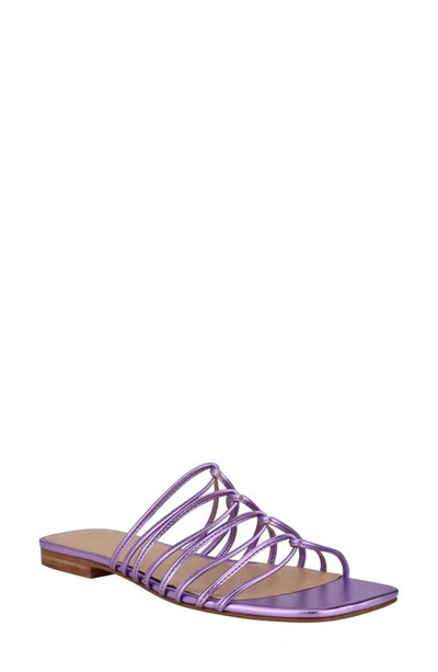 Shop Marc Fisher Ltd Marcio Slide Sandal In Lavender