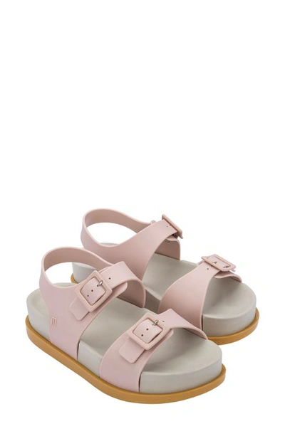Shop Melissa Platform Sandal In Caramel/ Beige/ Pink