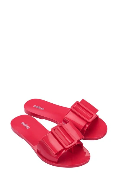 Shop Melissa Babe Slide Sandal In Red