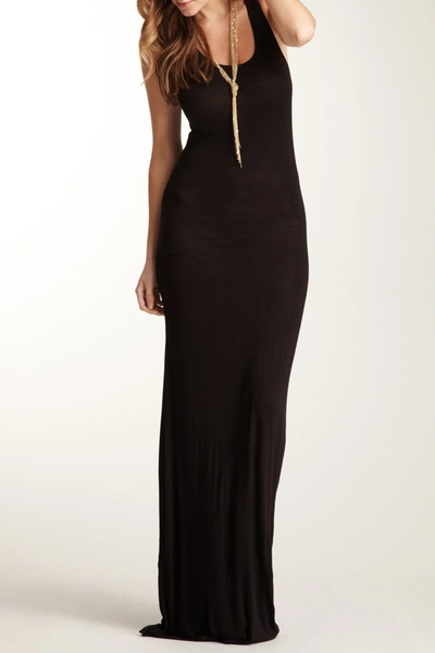 Shop Go Couture Racerback Maxi Dress In Black