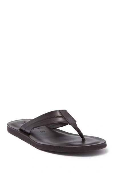 Shop To Boot New York Limon Leather Flip Flop In Tmoro
