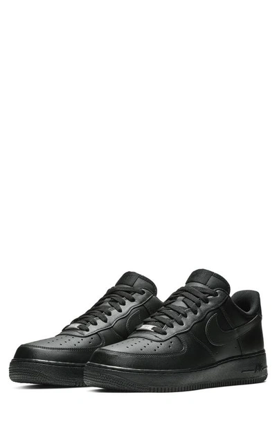 Shop Nike Air Force 1 '07 Sneaker In Black/ Black