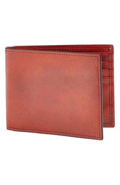 Shop Bosca Old Leather Deluxe Wallet In Cognac
