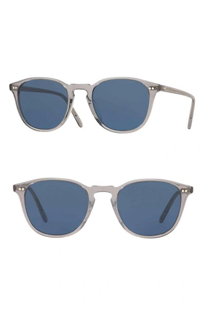 Shop Oliver Peoples Forman La 51mm Sunglasses In Grey