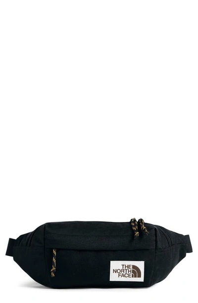 Shop The North Face Lumbar Belt Bag In Black Heather