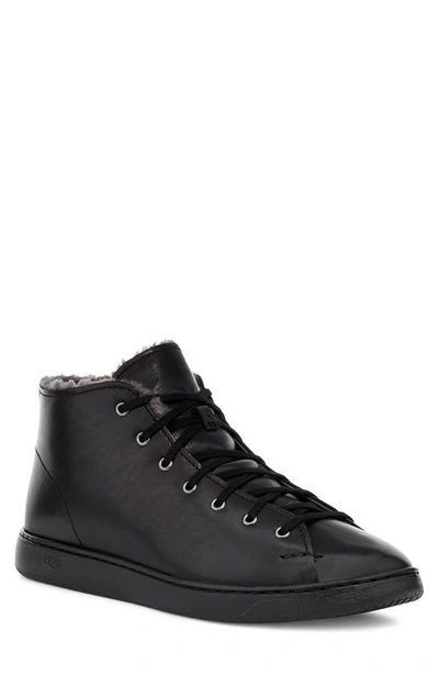 Shop Ugg (r) Pismo Sneaker In Black Leather