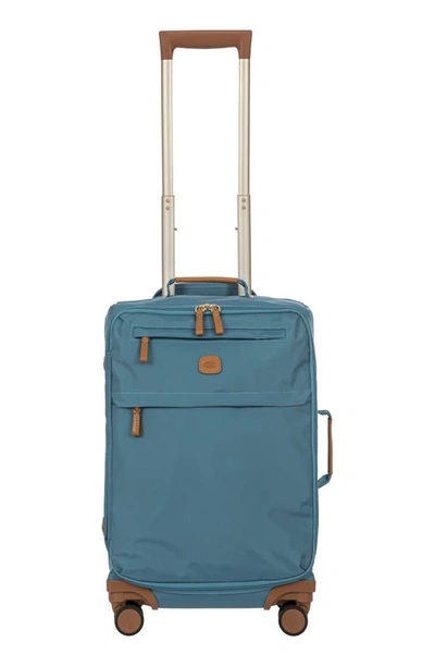 Shop Bric's X-travel 21-inch Spinner Carry-on In Grey/ Blue
