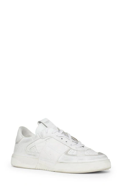 Shop Valentino Garavani Vltn Low Top Sneaker In Off White