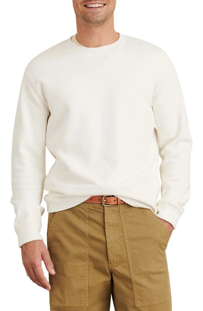 Shop Alex Mill Cotton Crewneck Sweatshirt In Natural