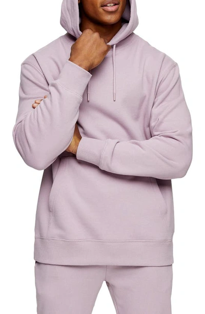 Shop Topman Classic Hoodie In Mauve