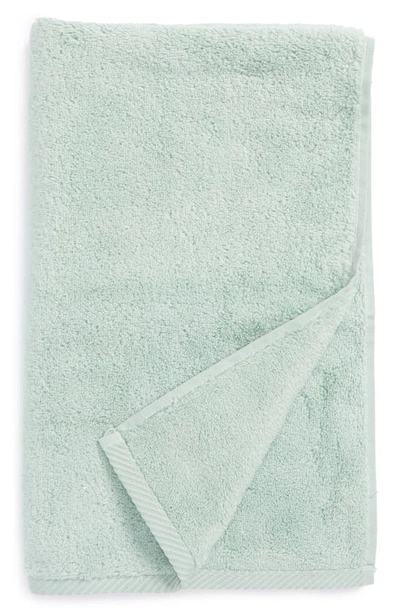 Shop Matouk Milagro Hand Towel In Aqua